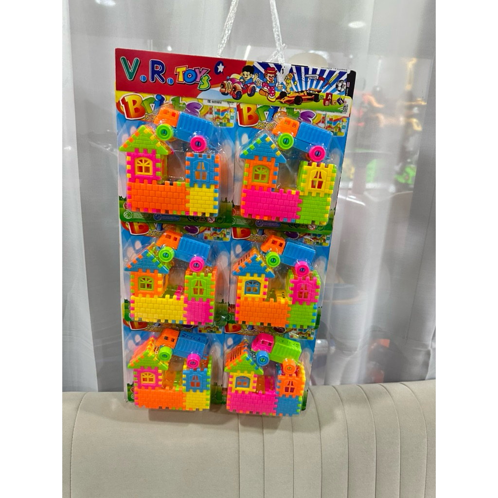ขายส่งยกแผง6ชิ้น บล็อกตัวต่อรูปบ้าน ตัวต่อ ของเล่นเสริมพัฒนาการ No.333-6 - รูปที่ 3