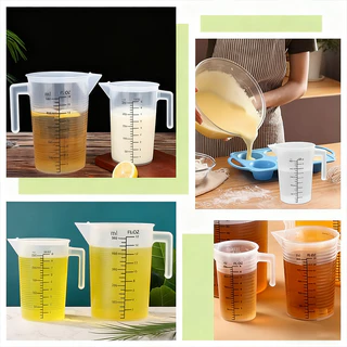 ถ้วยตวง เหยือกตวง เหยือก พร้อมฝาปิด เนื้อหนา ทนความร้อน 1000/2000/3500/5000ML