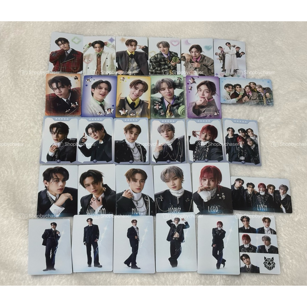 (พร้อมส่ง) การ์ดไลแคน lykn การ์ดวิลเลี่ยม การ์ดเลโก้ การ์ดนัท การ์ดฮง การ์ดตุ้ย การ์ดlykn