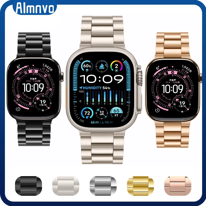 สายนาฬิกา for Apple Watch Ultra 3 2 49mm 45 41 38 40 44 สมาร์ทวอทช์ for iWatch Series 11 10 9 8 7 6 SE 5 46/42 มม