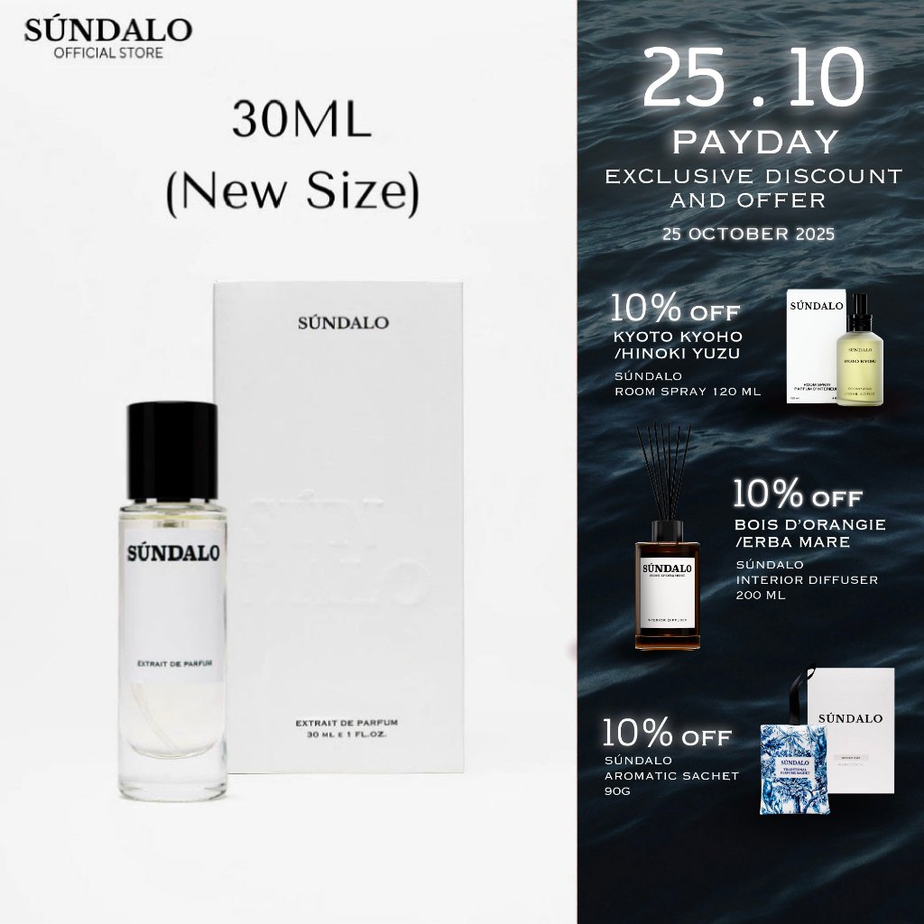 SUNDALO Extrait De Parfum Size 30ml.
