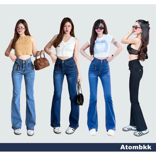 ยีนส์ขาม้า ATOMเป๋าหลังปีกนกรุ่น6706