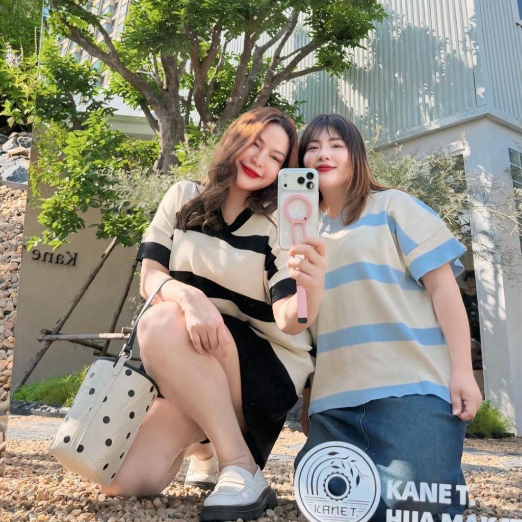 FAMOUSเสื้อไหมพรมคอปก #FMBL-FJ1401