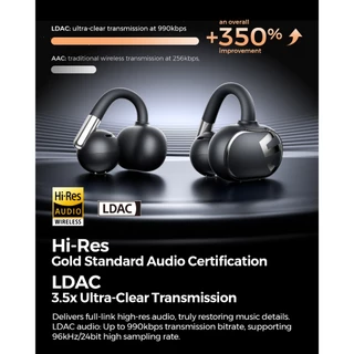 [ประกันศูนย์ไทย] SoundPEATS Clip1 หูฟังหนีบหู หูฟัง Clip On หูฟังไร้สาย Open Ear รองรับ Hi-Res True Wireless Headphone