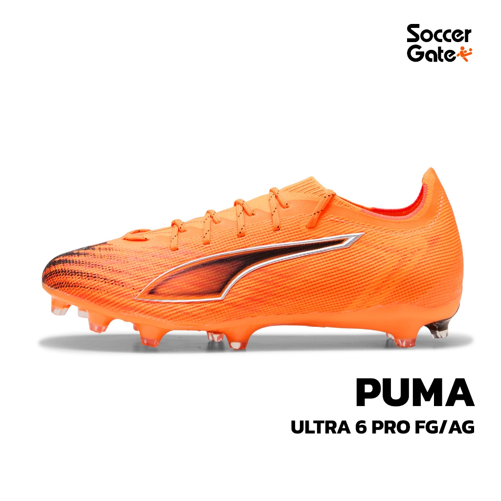 PUMA ULTRA 6 PRO FG/AG รองเท้าสตั๊ดฟุตบอลของแท้ [โค้ด SOCC10OCT ลดสูงสุด 500 เมื