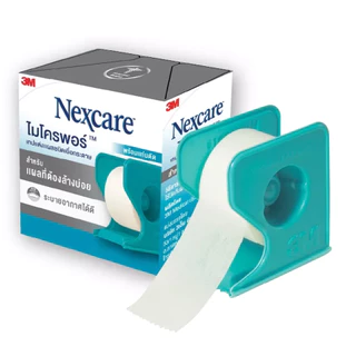 3M Nexcare MICROPORE ไมโครพอร์ เทปแต่งแผลชนิดเยื่อกระดาษ ใช้ยึดผ้าปิดแผล เทปปิดผ้าก๊อส อ่อนโยนต่อผิว