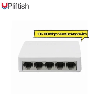 Upliftish สวิตช์เครือข่าย 5 Port ,8 Port Gigabit 10/100/1000Mbps Desktop Switch