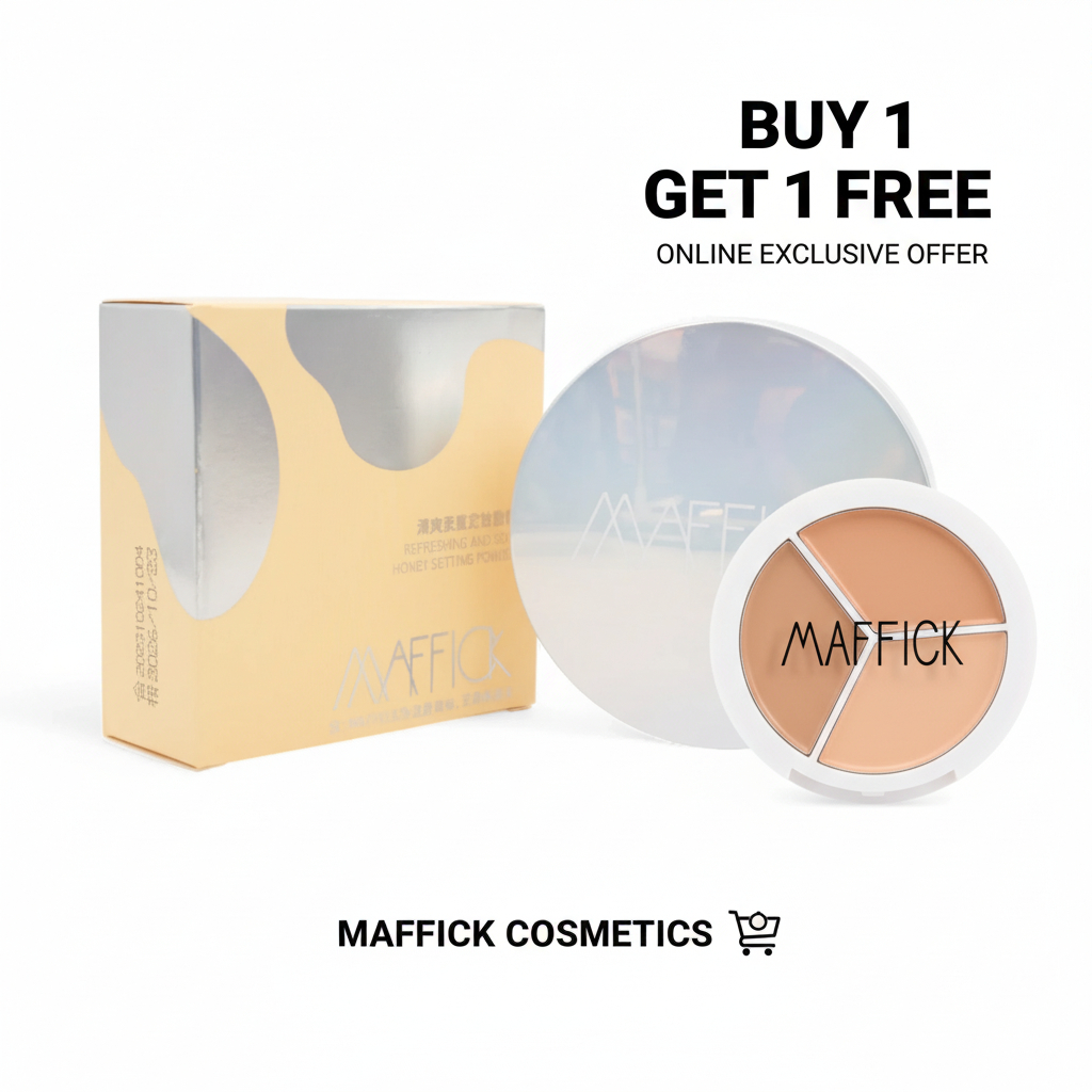 แป้งคุมมัน ฟรีี คอลซีลเลอร์MAFFICK 3 เฉดสี MAFFICK Air Loose Powder แป้งโปร่งแสง เบลอรูขุมขน