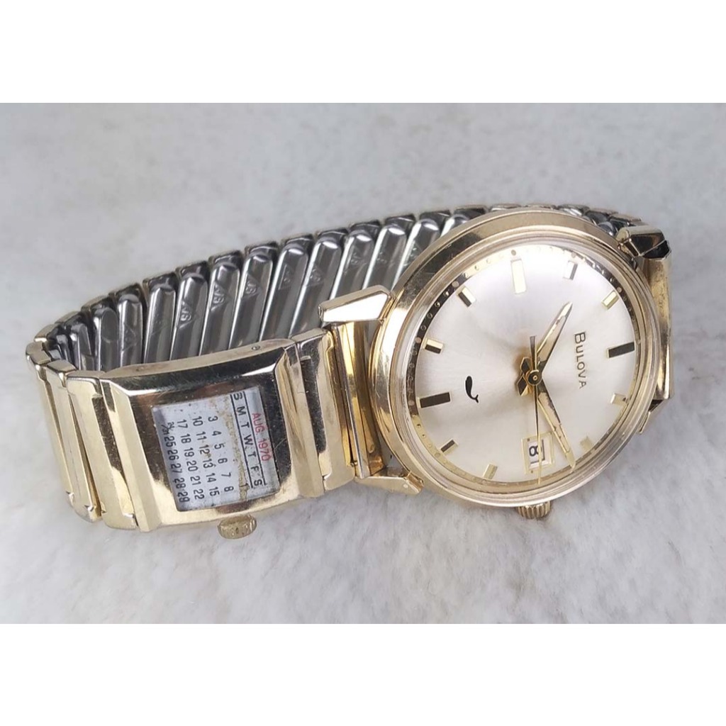 251030-1969 Bulova Date King PC ระบบไขลาน