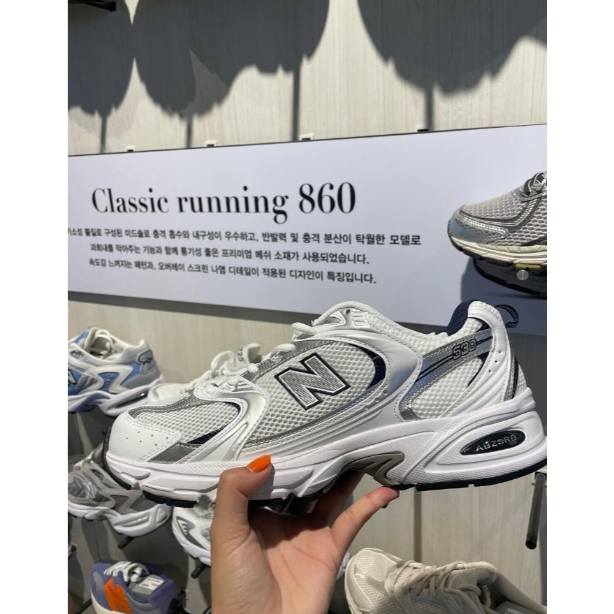 [สินค้าขายดี]NEW BALANC E 530 sg รองเท้ากีฬาสำหรับบุรุษและสตรีรองเท้าลำลองพร้อมก