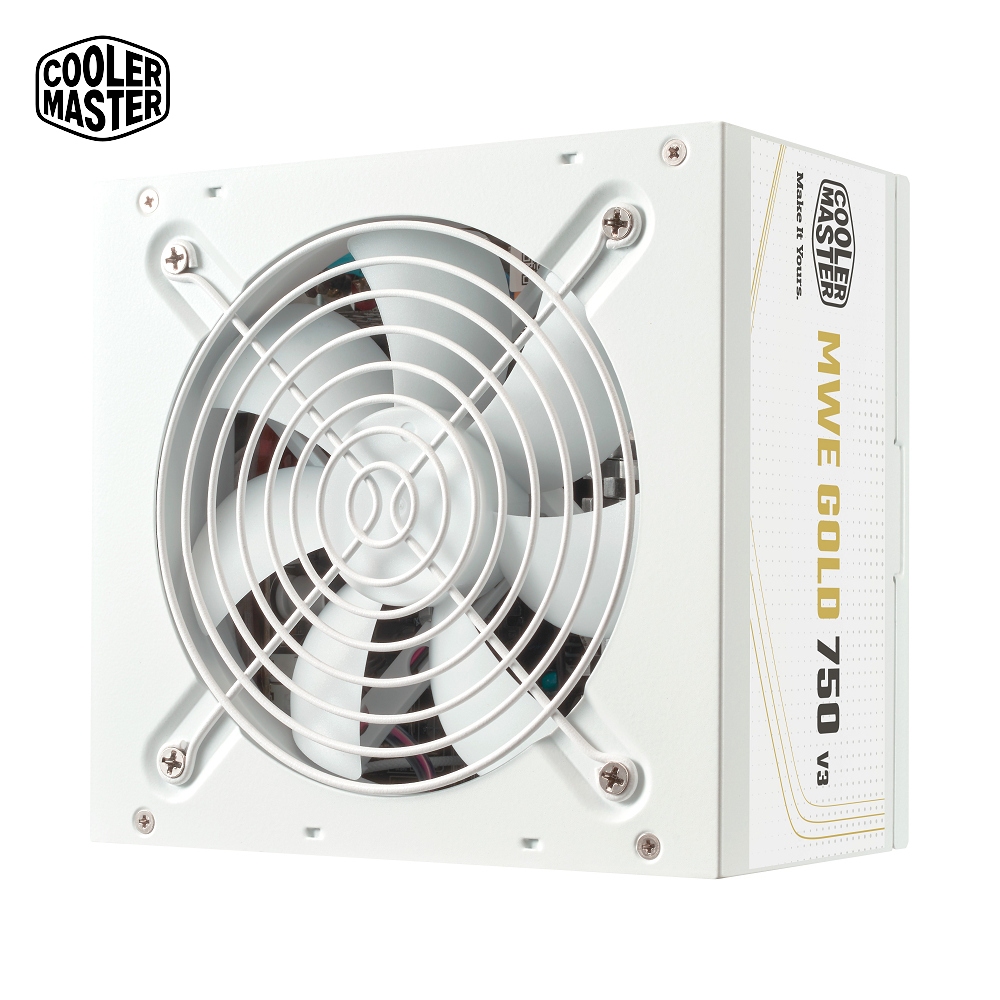 Cooler Master MWE Gold V3 750W (สีขาว) NM WH FR Power Supply