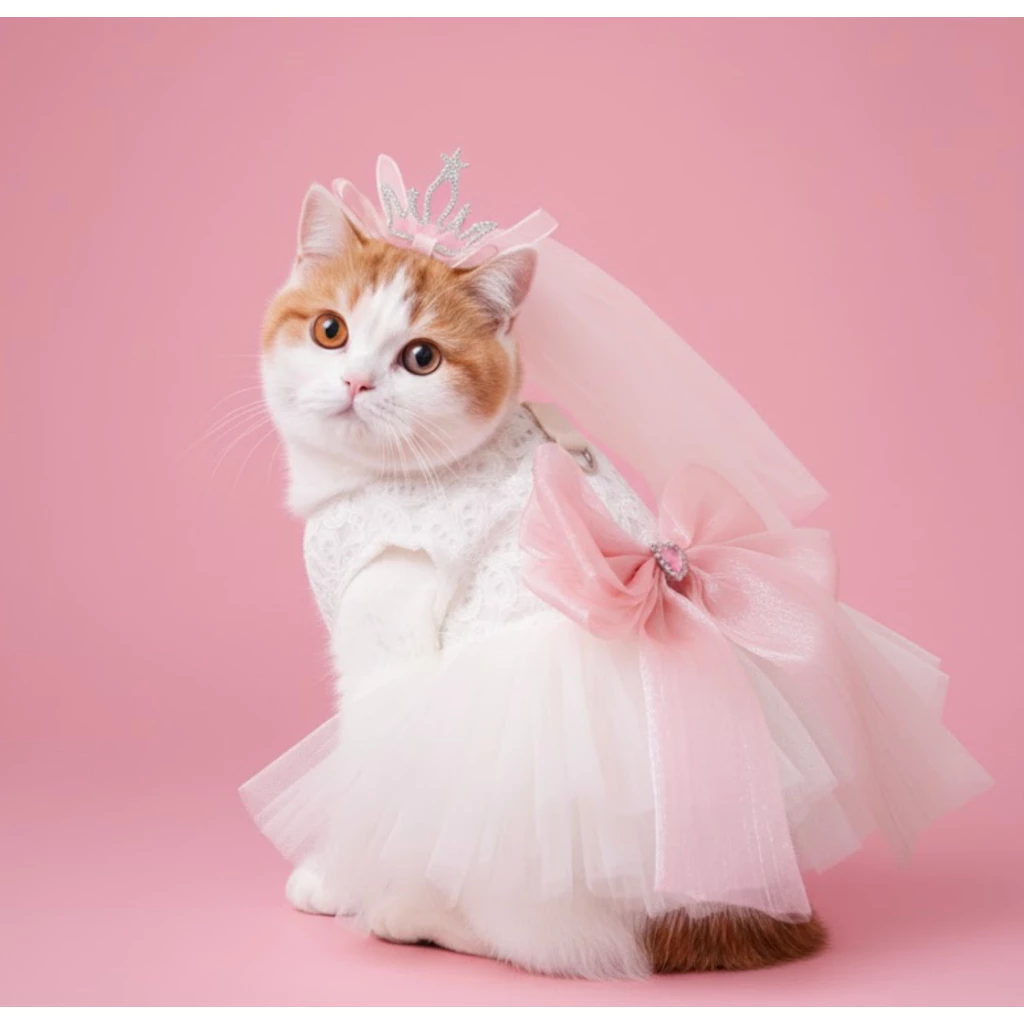 DoggyDolly ชุดสูทหมา ชุดเจ้าสาวหมาแมว ชุดแต่งงานสัตว์เลี้ยง thumbnail 5
