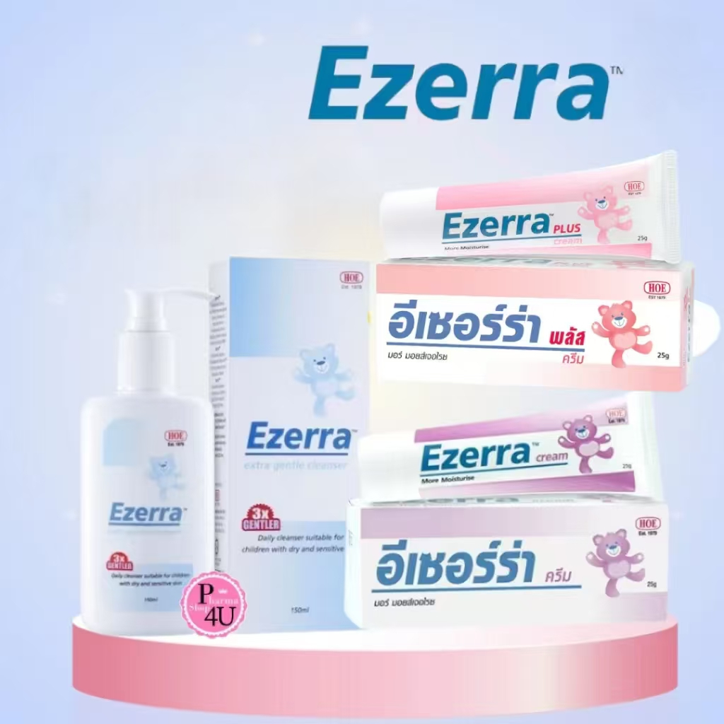 Ezerra Lotion-Ezerra Extra Gentle-Cleanser-Ezerra Cream-CREAM PLUS
