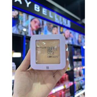 [ใหม่ ] Maybelline SUPER STAY FLEX เมย์เบลลีน แป้งผสมรองพื้น ติดทน กันน้ำ กันเหงื่อ เนียนสวย 10g. ครบทุกสี
