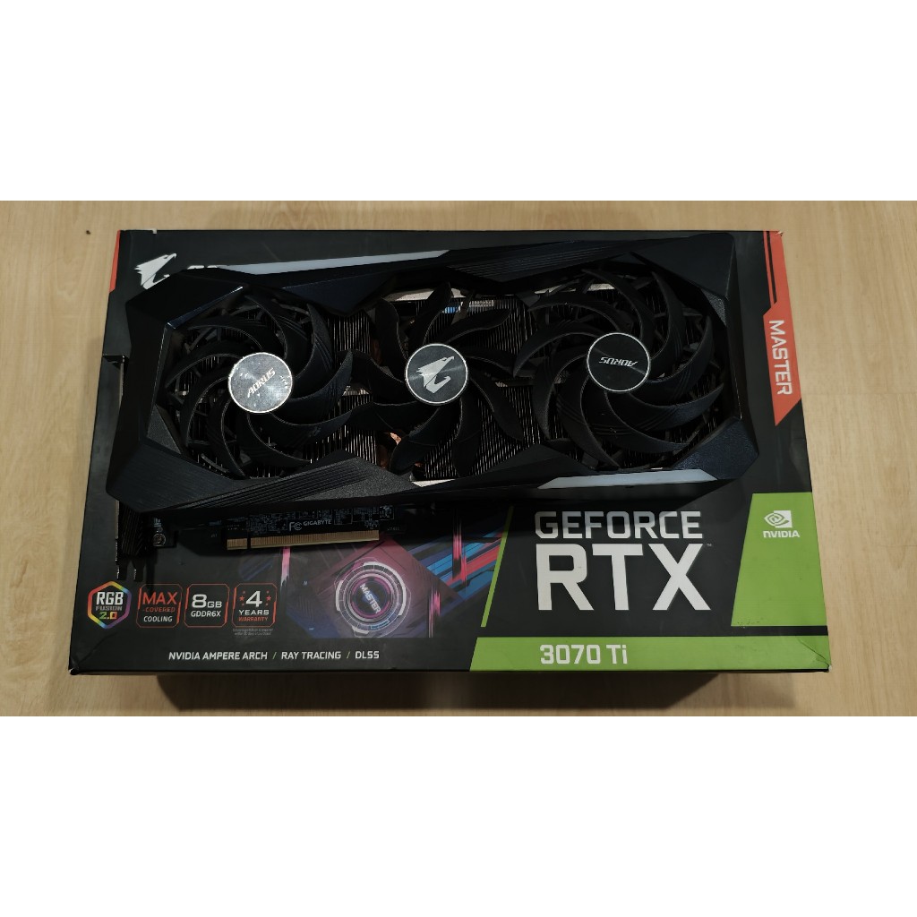 AORUS GeForce RTX™ 3070 Ti MASTER 8G กาดจอมือ 2 สภาพดี