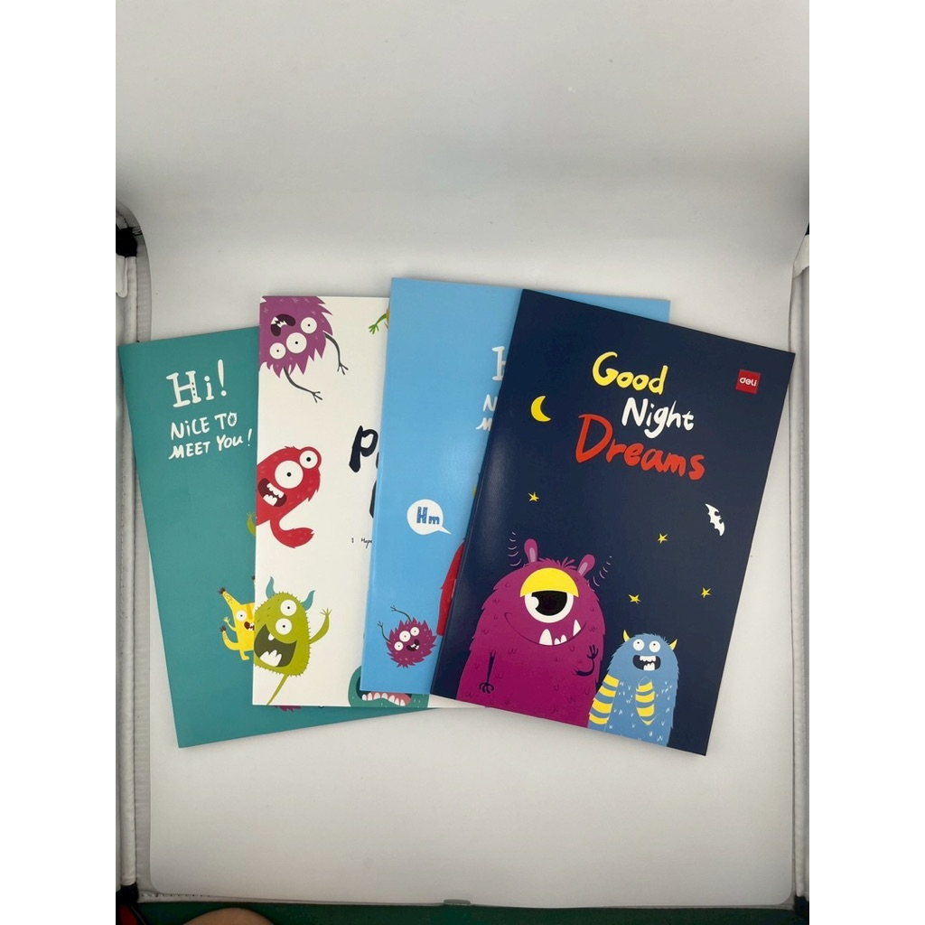Deli สมุดยกโหล 65/60 แกรม ปก 5,10,20 บาท สมุดนักเรียน สมุดบันทึก มีเส้น ตัด 9 (12 เล่ม ) (คละลาย) ราคา ถูกที่สุด ดีลบีเคเค แกลเลอรีภาพที่ 6