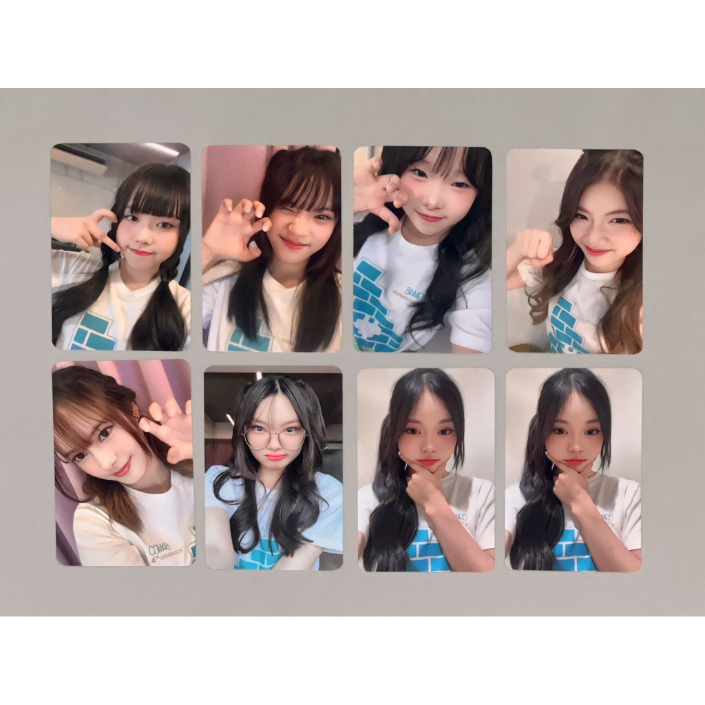 CGM48 Selfie Card จาก การพรีออเดอร์ PHOTOSET DEBUT รุ่น 4 CGM48 7 เมมเบอร์ 4th Generation  มีเก็บเงิ