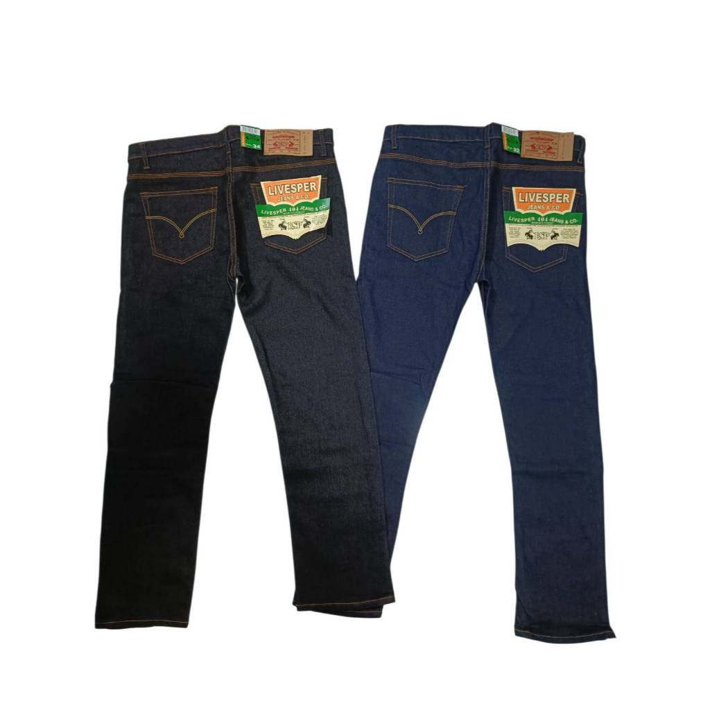 กางเกงยีนส์ผู้ชาย ขากระบอกเล็ก ผ้ายืด เป้ากระดุม (มี2สี กรม/มิดไนท์)ไซส์ 28-36 - รูปที่ 3