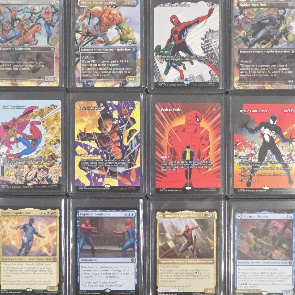 การ์ด MTG​ Spiderman​ ใบ Mythic & Uncommon (Regular​ ไม่​ Foil​)