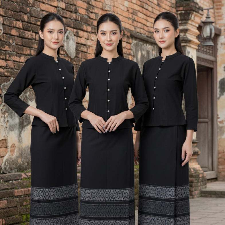 เสื้อพื้นเมืองหญิง จิตรลดา