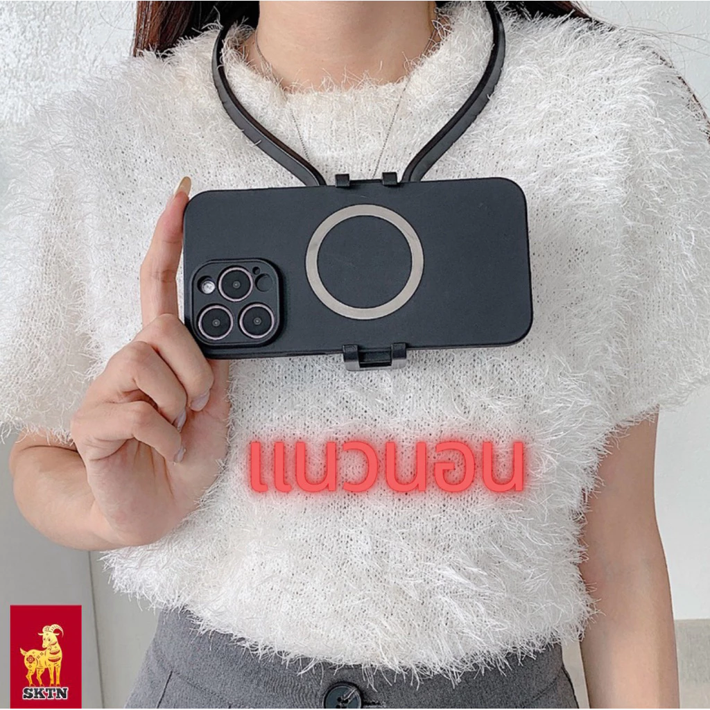 สายคล้องคอ วัสดุ ABS แข็งแรง สำหรับ โทรศัพท์ ทุกรุ่น และ Neck Camera Holder Mount for GoPro Hero thumbnail 6