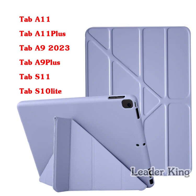 รุ่นใหม่ ปี 2025 เคส พับ Y สีพาสเทล สำหรับ Sam Tab A11 2025 A11Plus A9 2023 A9Plus S11 2025 S10/S10lite 020