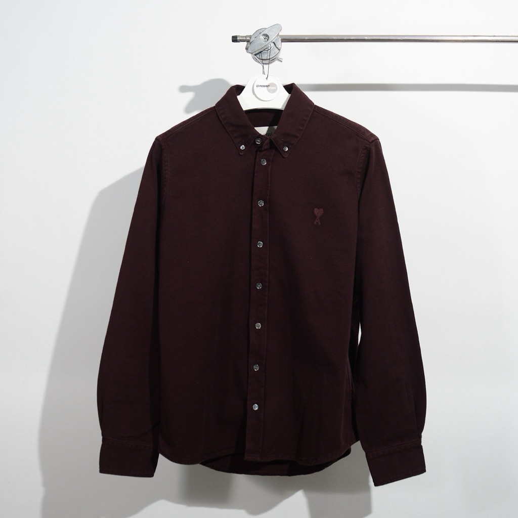 AMI PARIS Ami De Coeur Twill shirt