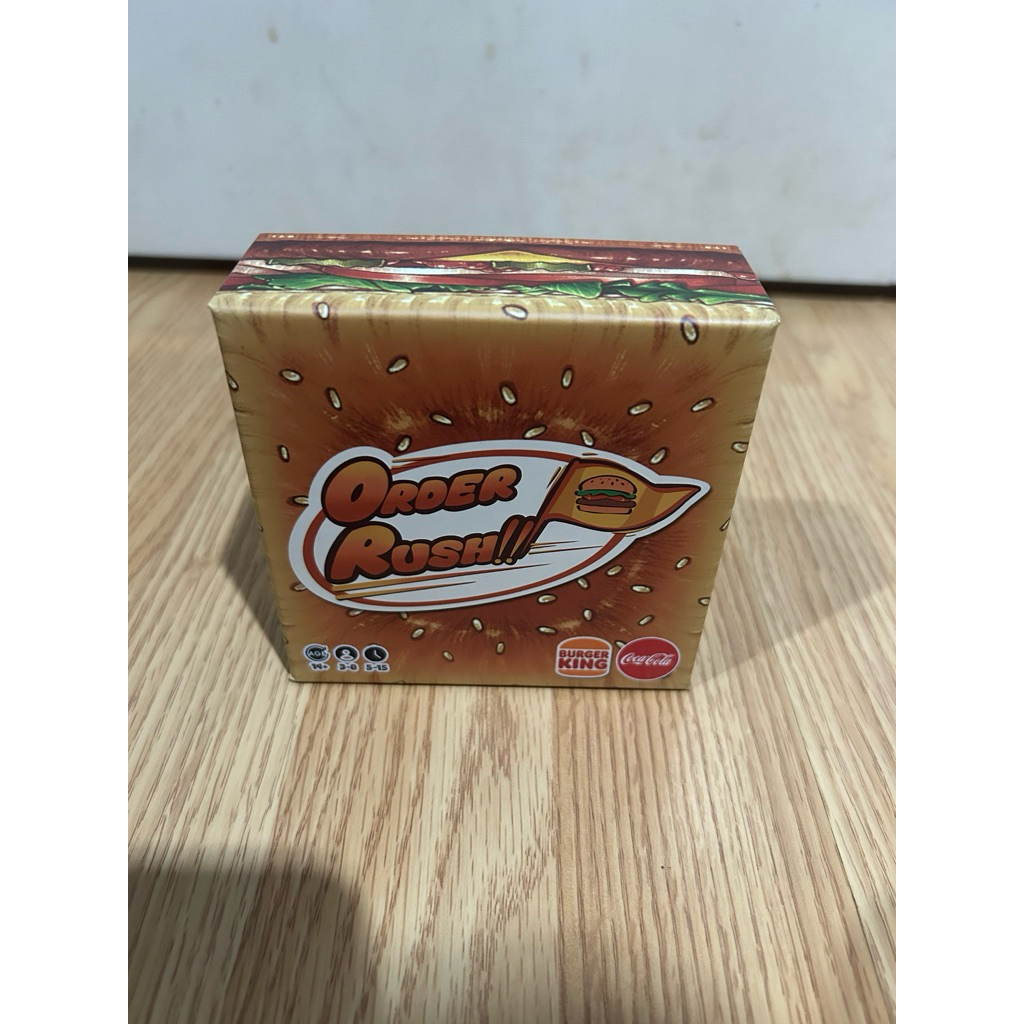 Order Rush Burger King Boardgame
