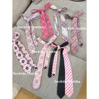 ᵔᴥᵔ Polka dot- พร้อมส่ง 🌷🪞 เนคไทลายจุด เนคไทลายสก็อต ลายทาง …