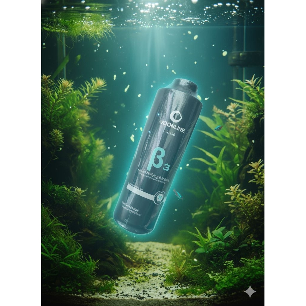 Voonline VL-136 B3 แบคทีเรียน้ำ, แบคทีเรียตู้ปลา ช่วยน้ำใส, ย่อยของเสีย