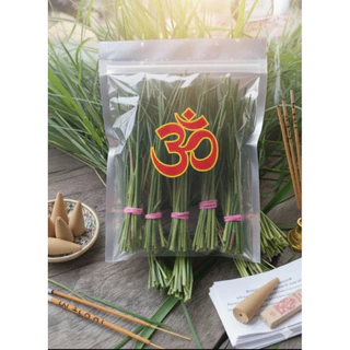 หญ้าแพรก ใบทุระวา(หญ้าแพรก) หญ้าแพรกมงคลถวายพระพิฆเนศ พร้อมกำยานและธูปโชคลาภมีตัวเลข ตัดสดตามทำสั่งซื้อ