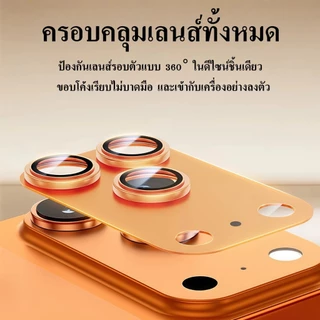 cxshop(013)ฟิล์มกันรอยกล้อง ตัวป้องกันเลนส์แบบครอบถึงฐาน สำหรับIphone 17-17Pro max
