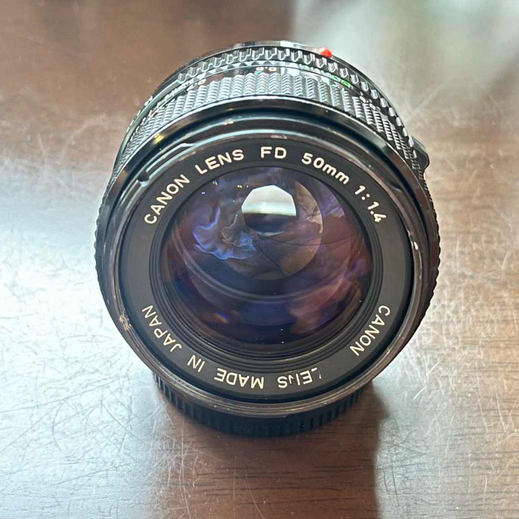 เลนส์มือหมุน CANON FD 50mm f1.4
