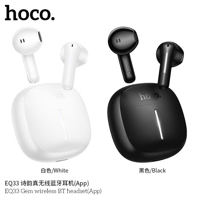 HOCO EQ33 หูฟังไร้สาย TWS รองรับแอป hoco. music ปรับเสียง EQ ตั้งค่าการสัมผัส บลูทูธ 5.4 แบตอึด 7 ชม