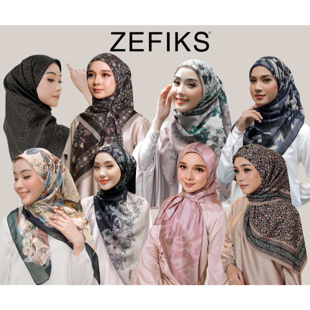 ผ้าคลุมแบรนด์ ZEFIKS (หลาสกรู 45‘ ) ผ้า cottton, satin พร้อมส่ง