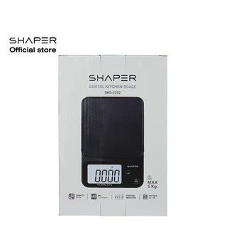 Shaper เครื่องชั่งน้ำหนักในครัวแบบดิจิตอล รุ่น DKS-2252 Bk 5kg.