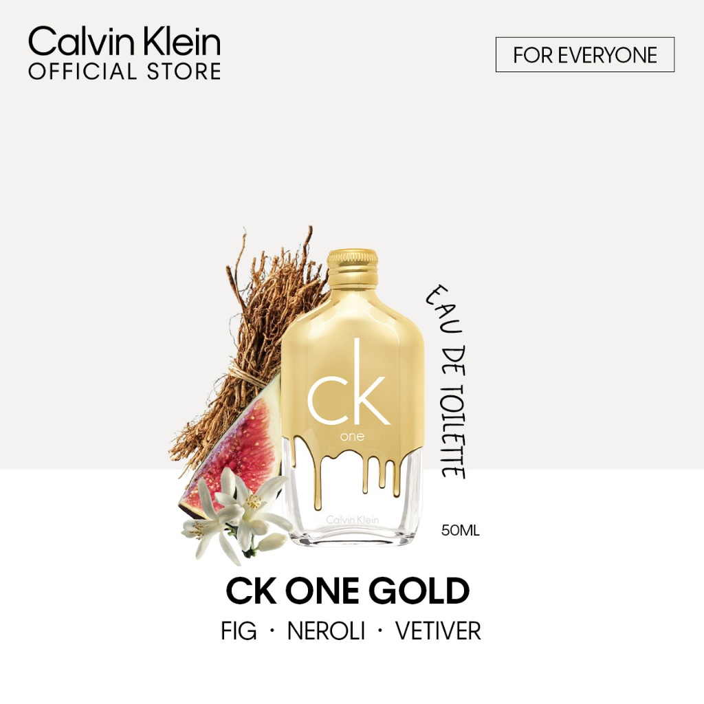 Calvin Klein CK One Gold Eau De Toilette 50ml l 100ml l 200ml - EDT For Everyone (Unisex Perfume)