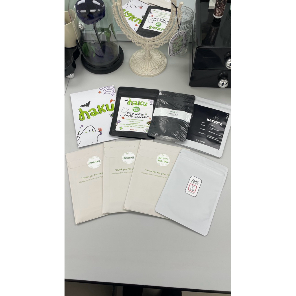 (พร้อมส่ง) haku/ katsu/ tms matcha