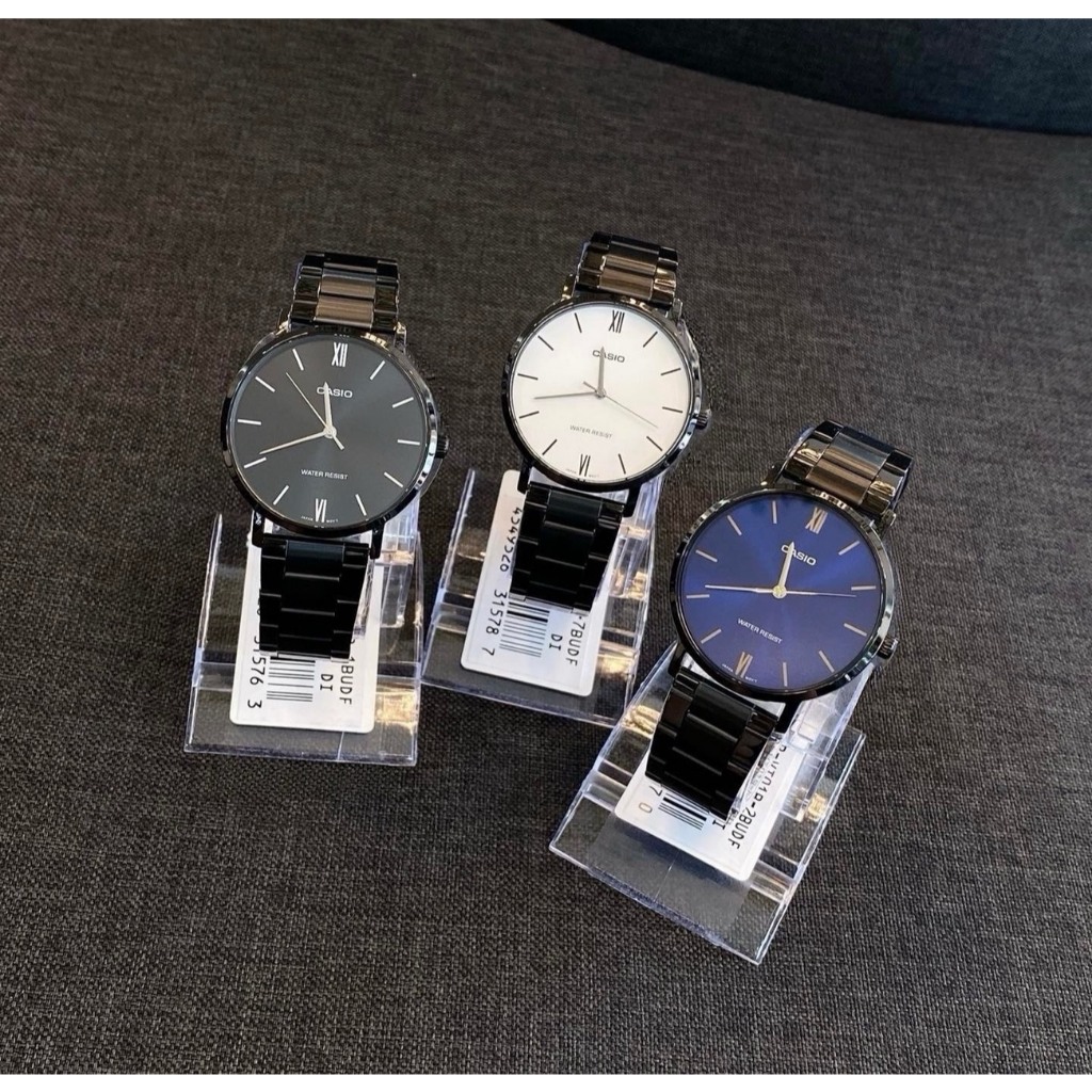 Casio Standard นาฬิกาข้อมือ รุ่น MTP-VT01B,MTP-VT01D,MTP-VT01G,MTP-VT01L(MTP-VT01B-1B,MTP-VT01D-1B)