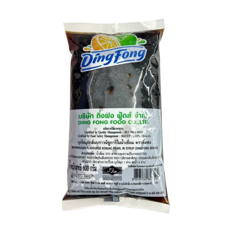 บุกไข่มุก กลิ่นบราวน์ชูก้า 600g. ตราติ่งฟง  หยกออนไลน์