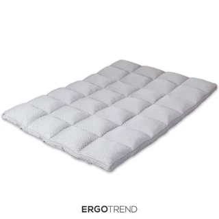Ergotrend Marsh mallow topper เพื่อสุขภาพลดอาการปวดหลัง จากที่นอนยุบ วัสดุพรีเมียมเมมโมรี่โฟม ผ้าเย็นice cooling
