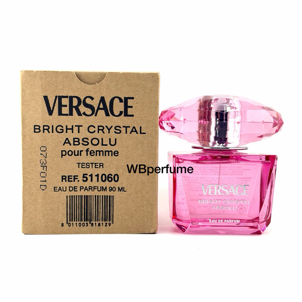 น้ำหอม แท้100% Versace Bright Crystal Absolu EDP 90 ml. Tester