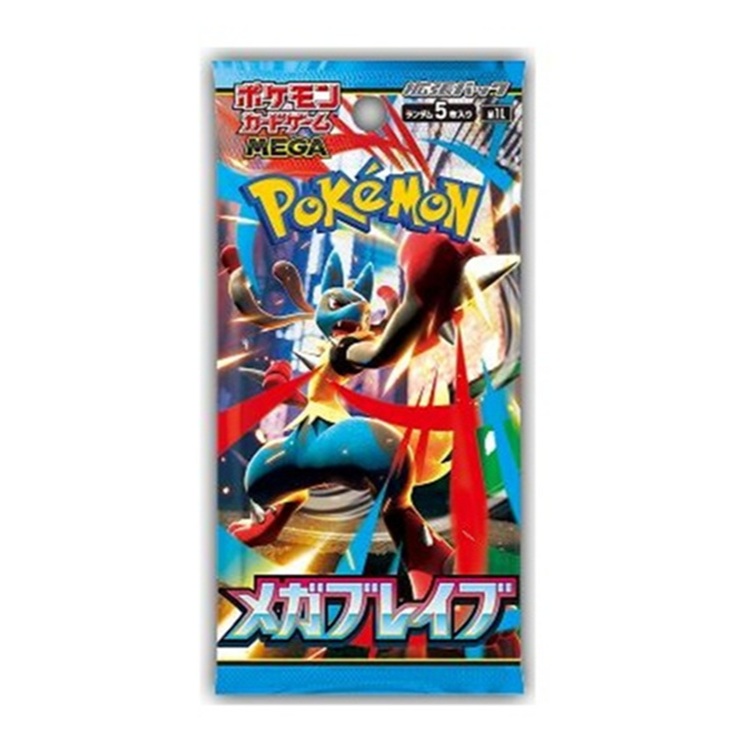 [แยกซอง] Mega Brave M1L การ์ดโปเกมอนภาษาญี่ปุ่น Japanese Pokemon TCG