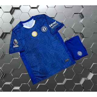 ชุดฟุตบอล  เ ช ล ซีแขนสั้น (เสื้อกีฬา+กางเกง) เสื้อบอลตัวใหม…