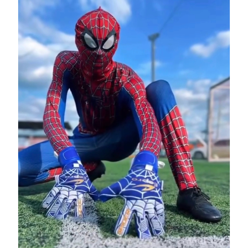 Eepro ถุงมือผู้รักษาประตู รุ่น SPIDER EG10R5S มีฟิงเกอร์เซฟ ถอดได้ 5 นิ้ว