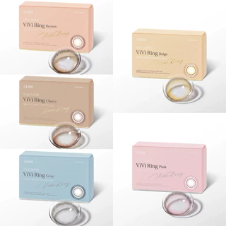 (Monthly) OLENS รุ่น VIVI RING Brown, Gray, Choco, Beige, Pink คอนแทคเลนส์เกาหลี สายตา 0.00 ถึง -5.50
