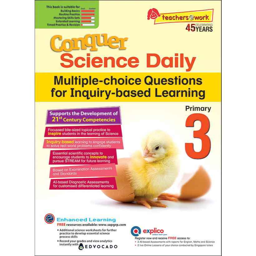 GSAP_แบบฝึกหัดวิทยาศาสตร์ ชั้นป.3CSci Daily Multiple-choice Questions for Inquiry-based Learning P.3
