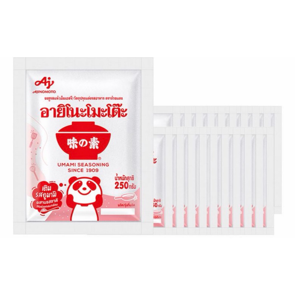 ชูรสอายิโนะโมะโต๊ะ 250 กรัม (20 ซอง)