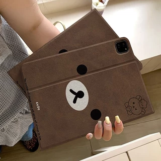 ⭐พร้อมส่ง⭐เคส Samsung Tab A9+ S9 S9FE case Samsung Tab ริลัคคุมะ S10+ S10FE มีที่ใส่ปากกา S6 Lite S8