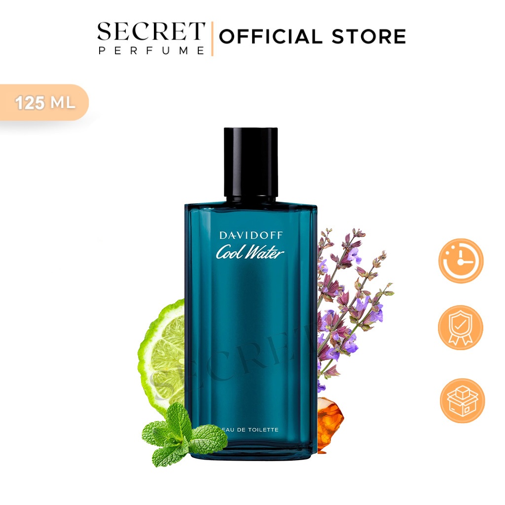 ส่งฟรี✨แท้ 100% น้ำหอม Daⱱɨdoff Cool Water Man EDT น้ำหอมผู้ชาย 125ml / Cool Water perfume for women 100ml น้ำหอมสดชื่น💙